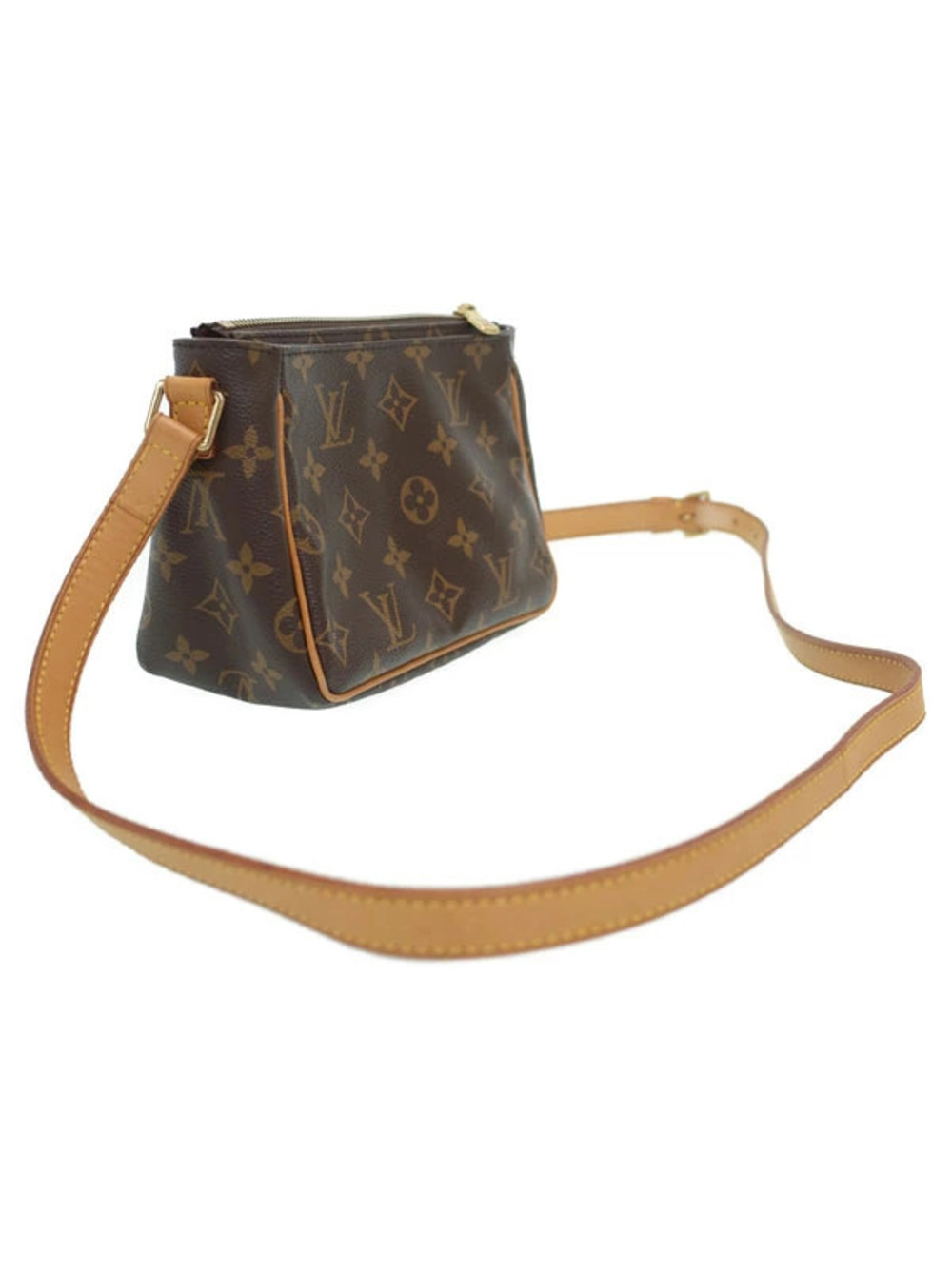 Louis Vuitton Cite Shoulder Viva Monogram Bag Brown